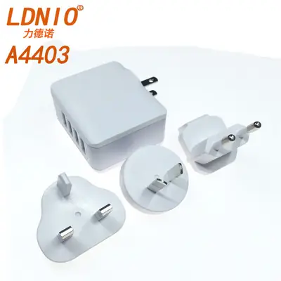 4-Digit USB Jack Mobile Charger for Phones
