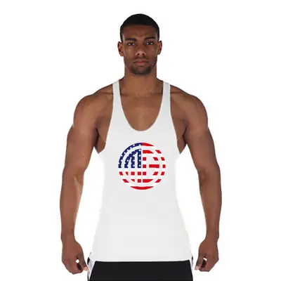 MG Men's Yellow Muscle Waistcoat T-Shirt