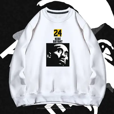 Y Lakers Kobe Bryant 24 Basketball Crewneck Sweatshirt Black