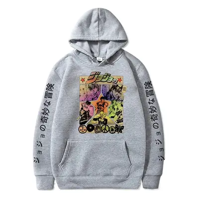 White Cross-Brand JOJO Hooded Sweatshirt for Men Women