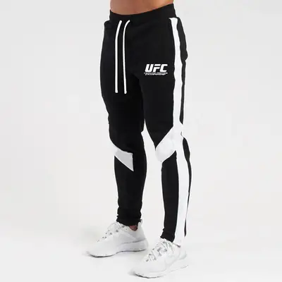 UFC Gray Cotton Sports Pants for Youth