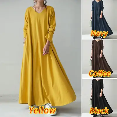 Spot high-end 2020 Autumn Harajuku Street hipster women's collage long sleeve V-neck dress agent to join