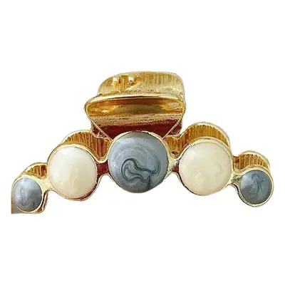 Korean Style Hairpin with Pearl & Crystal Accents