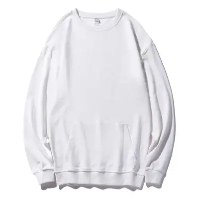 Men's Red Loose Sweatshirt Spring Autumn