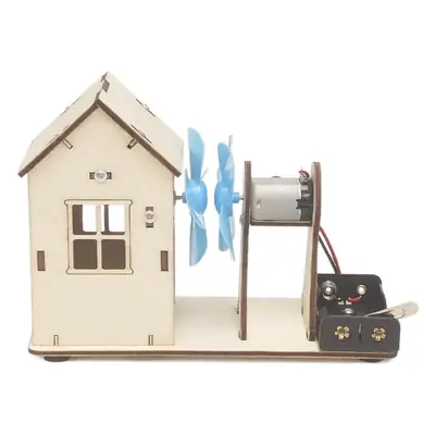 Kids Electric Wind Power Station DIY STEM Learning Tool