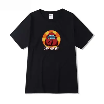 Among Us Printed Light Blue T-Shirt for Men Women