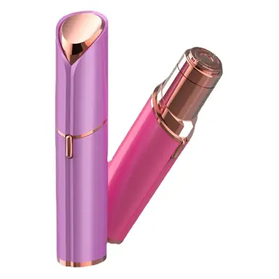 Mini Electric Hair Removal Device Rose Gold Silver