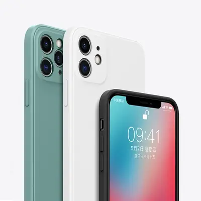 Liquid Silicone iPhone Protection Case Green
