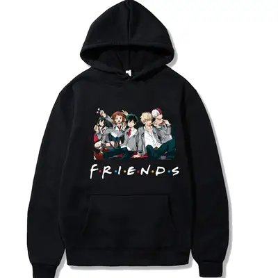 Yellow Boku My Hero Academia Hooded Sweatshirt for Men