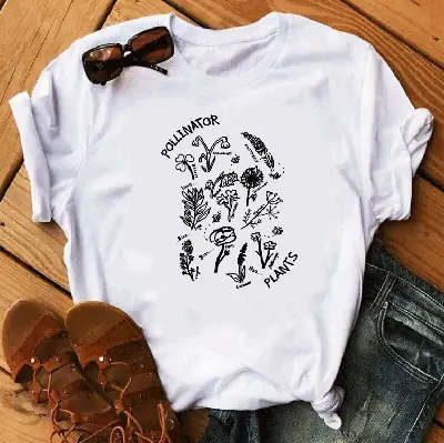 Foreign Trade T-Shirt Black Letter Print Short Sleeve