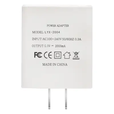 Dual USB 10W European Standard Mobile Charger