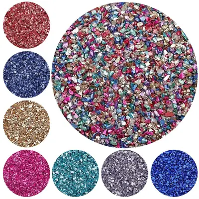 Mixed Glass Stained Glass Gravel Decorative Filling Material
