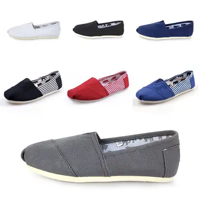New Factory Direct Supply Canvas Shoes for Men and Women, Solid Color Thom Shoes, Thomas Cloth Shoes, Mary Shoes