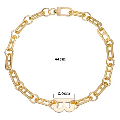 Gold Chain Necklace for Women's Elegant All-Match Jewelry