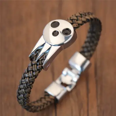 Soul Devouring Logo Bracelet with Braided Strap