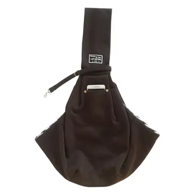 Women's Olive Crossbody Pet Bag with Zip Closure