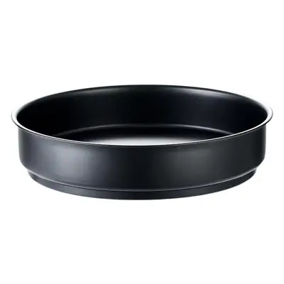 Stainless Steel Rotating Countertop Tray Black 31cm