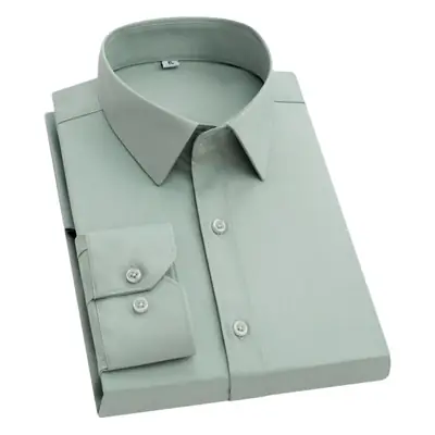 Men's Bamboo Fiber Long-Sleeve Shirt Grey