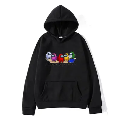 Pink Among Us Printed Hoodie for Men Women