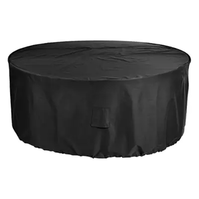 Outdoor Round Table Cover Waterproof Dustproof 210D Oxford