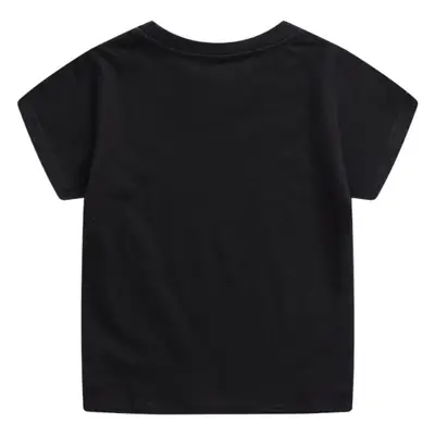 Boys 2026 Summer Cartoon T-Shirt Black Short Sleeve