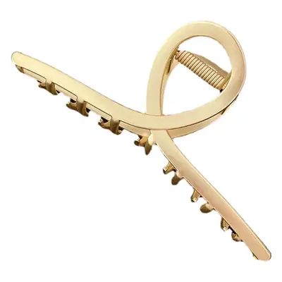 Elegant Metal Hair Clip for Women 8cm