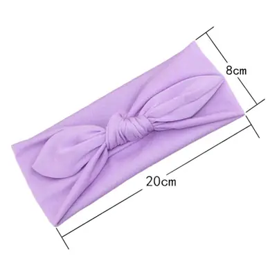Black Bow Knot Fabric Headband for Women