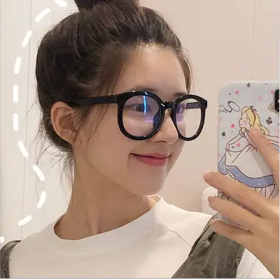 Black Thick Border Glasses for Women