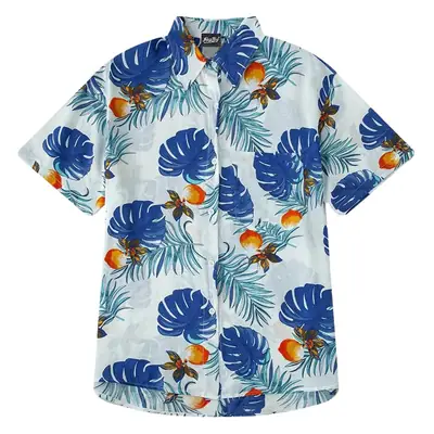 Women's Hawaiian Printed Loose Shirt Beach Wear