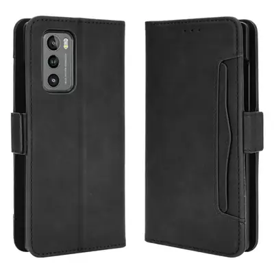 Brown Leather Flip Phone Case with Multi-Card Slot