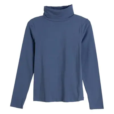 2023 Women Grey High Neck Long Sleeve T-Shirt