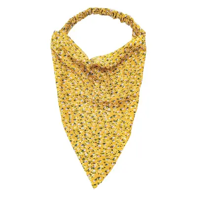 Women's Floral Triangle Hair Band with Strap
