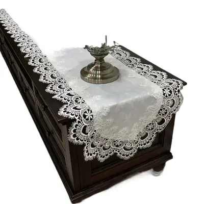 Cross-Border Korean Lace Tablecloth for Coffee Table