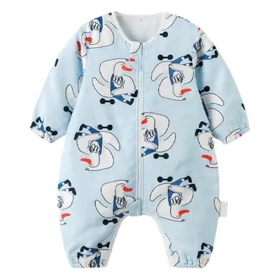 Wilberbu Infant Pure Cotton Sleeping Bag Type a Summer Baby Anti-Jump Thin