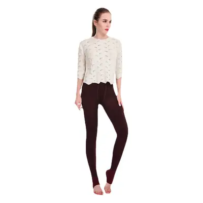 Fleece Lined Thick Pearl Velvet Leggings Winter Warm Pants