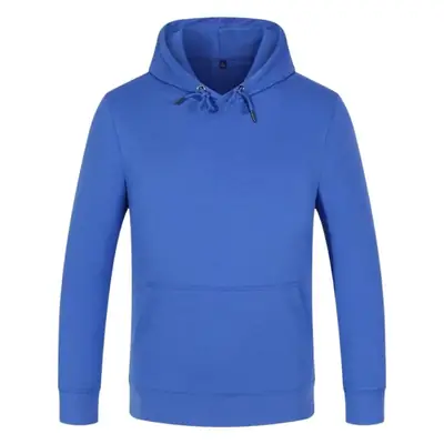 Pink Long Sleeve Hooded Sweatshirt for Men