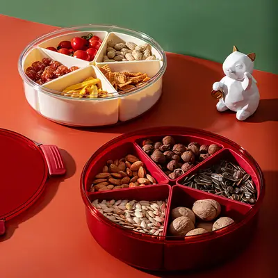 New Year Red Fruit Box for Home Living Room