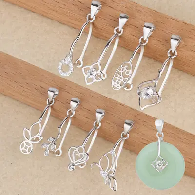 Tingxiang S925 Jade Safety Buckle Clip