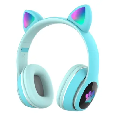 Cute Cat Ear Bluetooth Headset for Girls