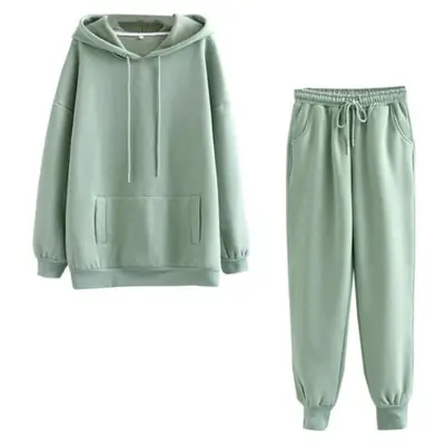 Purple Fleece Hoodie Set for Men Women Loose Fit 2026