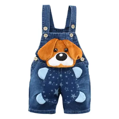 Blue Denim Overalls for Girls Kids Summer Shorts