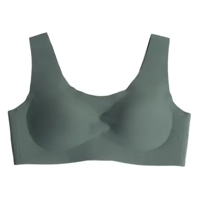Black Seamless Wireless Underwear for Women