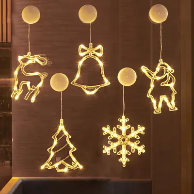 LED Snowman Christmas Tree Bell Light 16cm