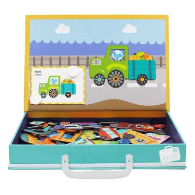Magnetic Wooden Puzzle Toy for Kids Early Learning