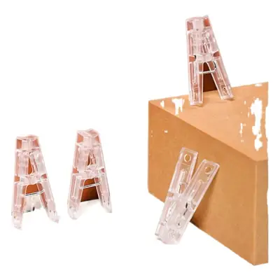 Japanese Style Transparent Plastic Clothes Hanger Set