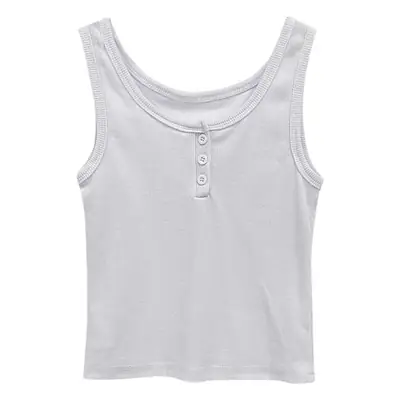 Women's Grey Sleeveless Vest with Belt for Summer Wear