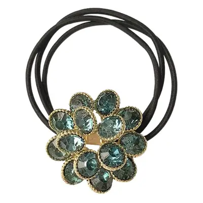 Korean Rhinestone Flower Hair Ring for Girls