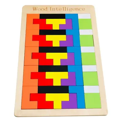 Wooden Crossword Puzzle for Kids Educational Toy