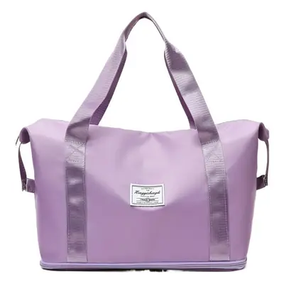 Wholesale Dry and Wet Separation Sports Portable Shoulder Bag Yoga Fitness Bag Large Capacity Travel Bag with Printable Logo