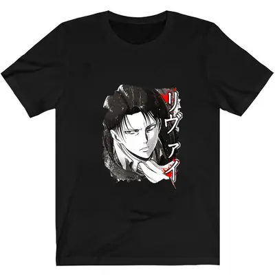 Men's Attack on Titan Harajuku T-Shirt Light Blue